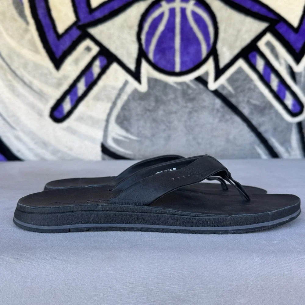 Size M8/W10 - Reef Ojai Classic‎ Flip Flop Sandal CJ6247 Black